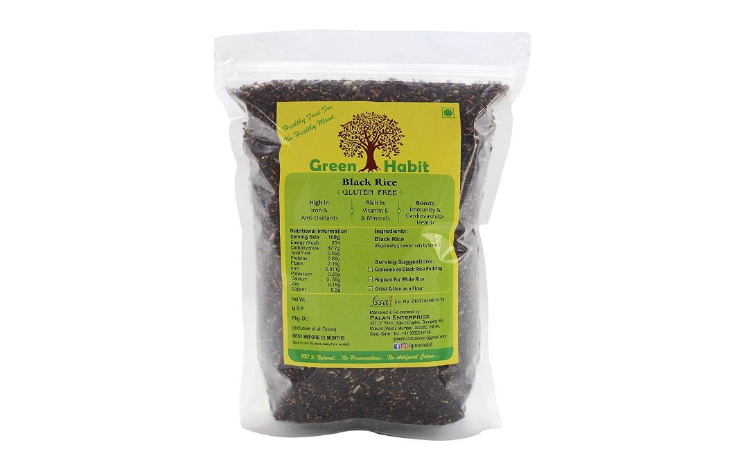 Green Habit Black Rice    Pack  1 kilogram